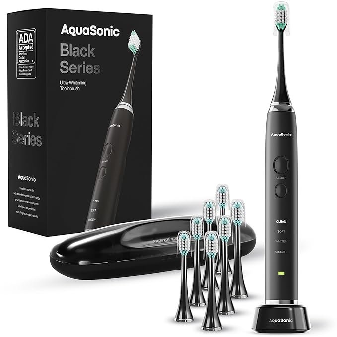 فرشاة الأسنان الكهربائية AquaSonic Black Series Ultra Whitening